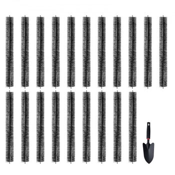 Gutter Brush, 60 Feet Total Length 4.33 inch Diameter Gutter Cleaning Tools, Ground-Level Gutter Brush Leaf Guard for 5 Inch Gutters, Easily Clear roof Leaves and Debris, 20 Pack