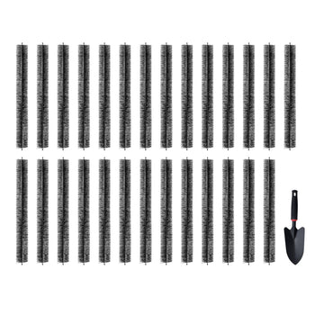Gutter Brush, 80 Feet Total Length 4.33 inch Diameter Gutter Cleaning Tools, Ground-Level Gutter Brush Leaf Guard for 5 Inch Gutters, Easily Clear roof Leaves and Debris, 27 Pack