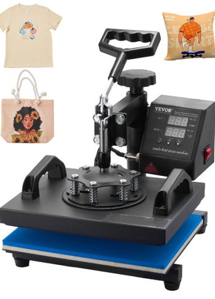 Heat Press, 12x10Inch T-Shirt Press Machine, T-shirt Press Heat Press 30x23cm Printing Machine Heat Transfer Sublimation Machine for T-shirts