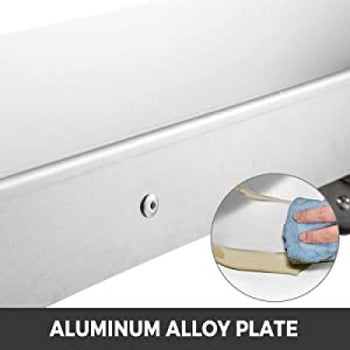 Concession Shelf 48L x 12W Inch Stainless Steel Drop Down Folding Serving Food Shelf Stand Serving for Concession Trailer Serving Window