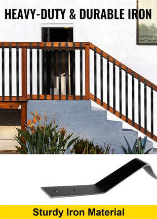 Deck Balusters, 51 Pack Metal Deck Spindles, 32.25\"x1\" Staircase Baluster with Screws, Iron Deck Railing for Wood and Composite Deck, Stylish Baluster for Outdoor Stair Deck Porch