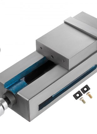 Milling Vise 4"/100mm,Bench Clamp Vise Nodular Cast Iron Material,Clamping Vise Clamping Force 19KN Max, Milling Machine Vise