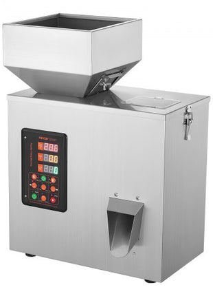 Powder Filling Machine, 0.002-0.44lbs/1-200g, Automatic Intelligent Particle Weighing Filling Machine, Bottle Bag Powder Filler Particle Dispenser for Tea Seeds Grains Powder Flour Beans Glitter