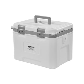Portable Cooler, 21 QT Hard Cooler with Ice Retention, Heavy-Duty Handles and Strap, Lightweight Rigid Material Insulated Portable Cooler, Suitable for Family Picnics and Short Trips