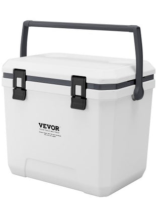 Portable Cooler, 38 QT Hard Cooler with Ice Retention, Heavy-Duty Handles and Cup Holder, Lightweight Rigid Material Insulated Portable Cooler, Suitable for Family Picnics and Long Trips