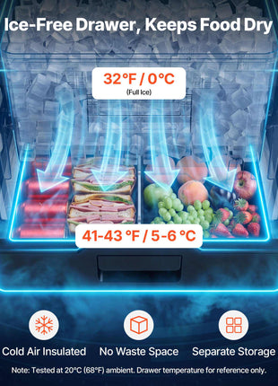 Hard Cooler, 50QT Portable Cooler, Leak-Resistant Coolbox Keeps Contents Cool for 48 Hours, Insulated Chests with Ice Retention and Heavy-Duty Handle, Ultra-Light for Camping, Concerts, Sports
