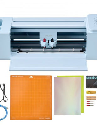 Vinyl Cutting Machine, 12 in, Button-Controlled Vinyl Cutter, 20000+ Built-in Design Resources, Compatible with Mac, Windows, Android and iOS, for Creating Customized Crafts Cards, Home Decor