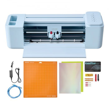 Vinyl Cutting Machine, 12 in, Button-Controlled Vinyl Cutter, 20000+ Built-in Design Resources, Compatible with Mac, Windows, Android and iOS, for Creating Customized Crafts Cards, Home Decor