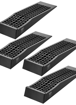 Car Ramps, 4 PCS 20000 lbs GVW Capacity, 2.56 in Lift Height, Portable Low Profile Car Service Ramps for Home Garage Maintenance & Oil Changes, Heavy Duty for Low Chassis Vehicle & Support Jack
