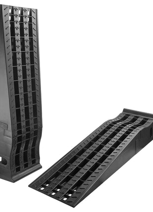 Car Ramps, 2 PCS 13000 lbs GVW Capacity, 6.3 in Lift Height, Portable High Profile Car Service Ramps for Home Garage Maintenance and Oil Changes, Heavy Duty for Truck SUV Vehicle Repair, Black
