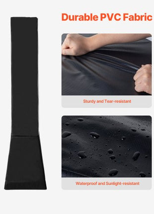 Basketball Pole Pad, 64" Tall and 2" Thick Heavy Duty Wrap Around Pole Padding, Fits 6x6 - 7x7 inch Diameter Square Pole, All-weather Waterproof Protective Pad for Basement Garage Playground