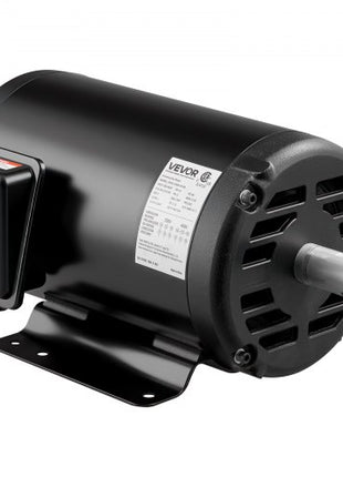 10 HP Electric Motor, 1770RPM Air Compressor Motor, CW/CCW Rotation, 1.375 inch Shaft Diameter, 3.88inch Shaft Length, 40N.m Torque, Three-Phase, 230V/460V, ODP Cooling, 215T Frame