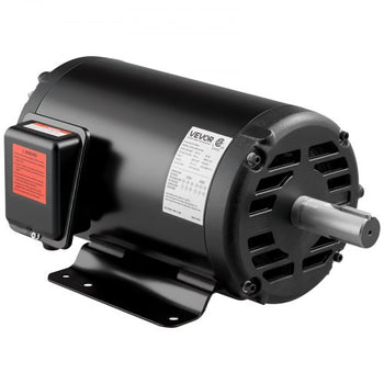 10 HP Electric Motor, 1770RPM Air Compressor Motor, CW/CCW Rotation, 1.375 inch Shaft Diameter, 3.88inch Shaft Length, 40N.m Torque, Three-Phase, 230V/460V, ODP Cooling, 215T Frame