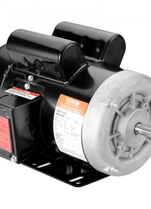 1.5HP Electric Motor 3450 rpm, AC 115V/230V, 56 Frame, Air Compressor Motor Single Phase, 5/8" Keyed Shaft, CW/CCW Rotation for Agricultural Machinery and General Equipment