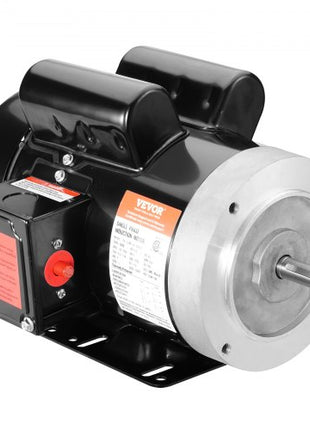 1.5HP Electric Motor 1725 rpm, AC 115V/230V, 56C Frame, Air Compressor Motor Single Phase, 5/8" Keyed Shaft, CW/CCW Rotation for Agricultural Machinery and General Equipment