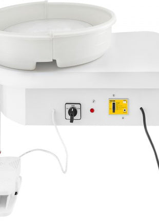 Pottery Wheel 36cm Pottery Forming Machine with Foot Pedal Pottery Wheel for Adults 450W Electric Pottery Wheel for DIY Clay Art Craft