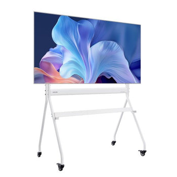 Rolling TV Stand, Mobile TV Cart for 35-100 Inch LED/LCD/OLED Flat/Curved TVs, Portable Monitor Stand with Wheels Hold up to 198 lbs for Living Room, Bedroom, Office, Outdoor, Max VESA 800x600mm