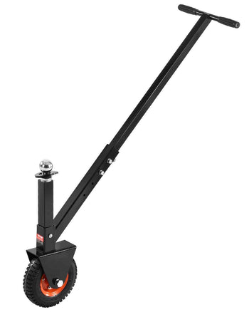 Trailer Dolly, 300lbs Tongue Weight Capacity, 16.5 inch and 22 inch Height Adjustable Trailer Dolly, with 1-7/8 inch and 2 inch Balls, 8.5 inch Pneumatic Rubber Tire, for Moving RV Trailer