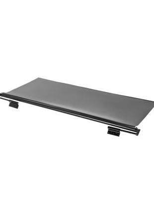 Camper Awning Fabric Replacement, 7" to 7', Weatherproof Durable Slide Topper Awning with Bracket, Heavy Duty Slide Topper Awning with Stainless Steel Material, Fit for RV & Motorhome(Black)