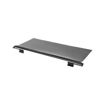 Camper Awning Fabric Replacement, 1" to 8', Weatherproof Durable Slide Topper Awning with Bracket, Heavy Duty Slide Topper Awning with Stainless Steel Material, Fit for RV & Motorhome(Black)