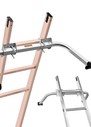Ladder Stabilizer, Extension Ladder Standoff, Heavy Duty Wing Span/Wall Ladder Accessories for Roof Gutter, Easy to Use & Wide Adaptability & Anti-slip Rubber Feet, 330 lbs Weight Rating