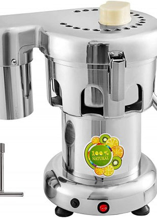 Commercial Juice Extractor Heavy Duty Juicer Aluminum Casting and Stainless Steel Constructed Centrifugal Juice Extractor Juicing both Fruit and Vegetable