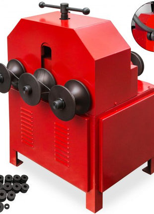 Pipe Tube Bender, 9 Round and 8 Square Die Set Electric Pipe Tube Bender 1.5KW Multi-function Electric Pipe Bender
