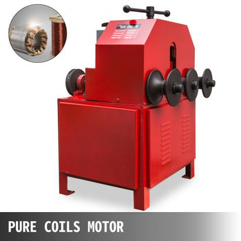 Pipe Tube Bender, 9 Round and 8 Square Die Set Electric Pipe Tube Bender 1.5KW Multi-function Electric Pipe Bender