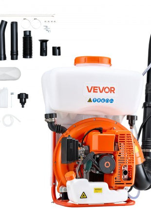 Backpack Fogger Sprayer, 63CC 3HP Engine, Gas Powered Fogger Sprayer with 4 Gallon Tank, Powder and Liquid Mister Duster System for Effective Fleas Ticks Critters Control, Gardening & Farming