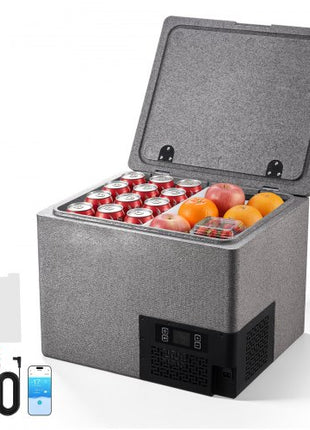 12 Volt Refrigerator, 42.3 QT/ 40L Car Fridge, Portable Ultra-Light EPP Freezer, APP Control Electric Compressor, 12V/24V DC, 14? to 50?, for Truck Van RV SUV Boat Travel Camping