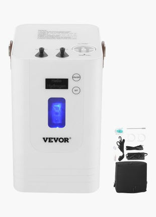 Hydrogen Inhalation Machine, 99.99% High Purity Hydrogen Inhaler, HO-Separated 450ml/min (300 H+150 O) Three Ports Hydrogen Oxygen Inhaler, Hydrogen-Rich Water Generator for Home Travel