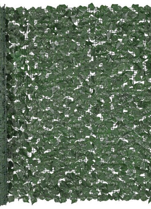 Ivy Privacy Fence, 59 x 98 in Artificial Green Wall Screen, Greenery Ivy Fence with Strengthened Joint, Faux Hedges Vine Leaf Decoration for Outdoor Garden, Yard, Balcony, Patio Decor