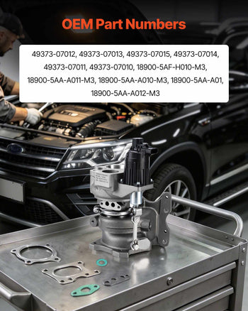Complete Turbo Turbocharger Kit with Solenoid Valve, Compatible with Honda Civic 2016-2020 L4 1.5L, Replace# 49373-07012, 49373-07013, 49373-07015, 49373-07014, 49373-07011, 18900-5AF-H010-M3