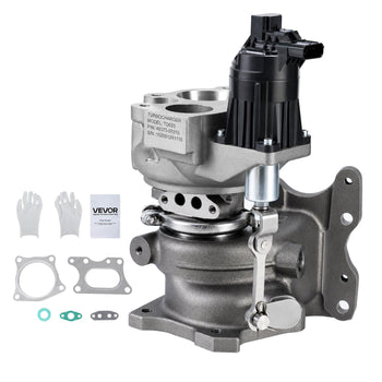 Complete Turbo Turbocharger Kit with Solenoid Valve, Compatible with Honda Civic 2016-2020 L4 1.5L, Replace# 49373-07012, 49373-07013, 49373-07015, 49373-07014, 49373-07011, 18900-5AF-H010-M3