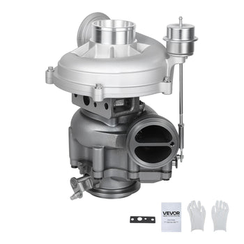 Complete Turbo Turbocharger Kit with Wastegate Actuator, Compatible with Ford V8 7.3L Excursion 2000-2003, F-250 F-350 F-450 F-550 Super Duty 1999-2003, Replace# 1831383C92, 1831383C93