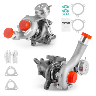 Left & Right Twin Turbocharger with Wastegate Actuator, Compatible with 2009-2015 Ford Flex Explorer Sport Taurus SHO 3.5L, 2010-2019 Lincoln MKS MKT 3.5L, Replace# 790317-5006, 790317-0001