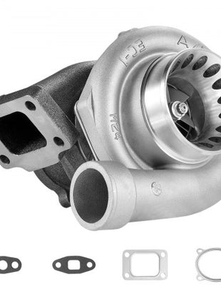 Turbo Turbocharger with Gasket Kit, Turbo Charger Replacement for Car Engines, Compatible with 2.5L-6.0L Engine Displacements, Heat Resistance Engine Turbocharger with K418 Alloy Impeller