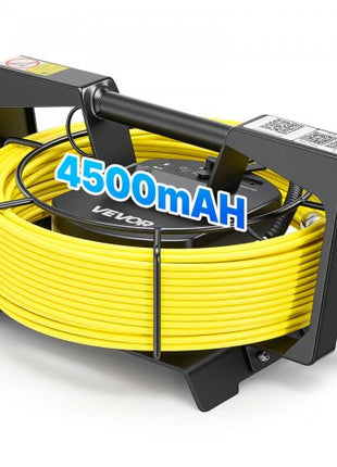 2026 Upgraded Sewer Camera with WiFi, 164ft/50m Drain Pipeline Camera, IP68 Snake Plumbing Cameras with Light - 12 LEDS, Wireless WiFi Connectivity to Phone/Tablet for Sewer Duct Pipe Inspection