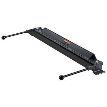 Box and Pan Brake, 36-Inch, 0-130 Degrees Sheet Metal Bending Brake, Portable Mini Metal Bender with 20 Gauge Low Carbon Steel 14 Gauge Aluminum Capacity Power Handle, for Metal Bending