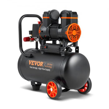 4.8 Gallon Air Compressor, 1.2HP 2.2 CFM@90PSI Oil Free Air Compressor Tank & Max. 116PSI Pressure, 70 dB Ultra Quiet Compressor for Auto Repair, Tire Inflation, Spray Painting, Woodwork Nailing