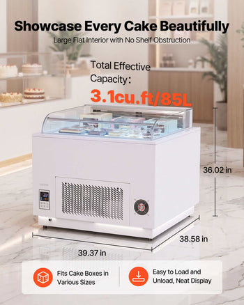 Open Air Merchandiser, 3.1 cu. ft. Shelving Commercial Refrigerator, Grab and Go Fan Cooling Display Cooler, with LED Lighting, Night Curtain, Horizontal for Restaurants, Stores, Office
