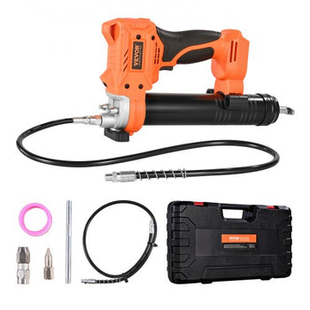 Cordless Grease Gun, 8000 PSI Max Pressure, Battery Operated Grease Gun with LED Light & 35.4-inch Long Hose, Compatible with 18V Makita Batteries, For Greasing Vehicles or Machines(Tool Only)