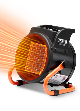 Greenhouse Heater, 1500W PTC Fast Heating with Overheat Protection, 3-Speed Setting Small Grow Tent Heater, Electric Portable Heater Fan for Green House, Flower Room, Workplace