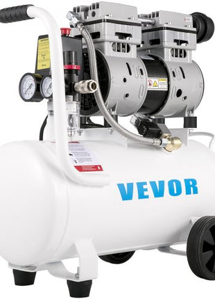 Air Compressor 6.6 Gallon, Portable Air Compressor 1 HP, Oil Free Air Compressor Steel Tank 750W,  Pancake Air Compressor 115 PSI, Ultra Quiet Compressor for Home Repair, Tire Inflation