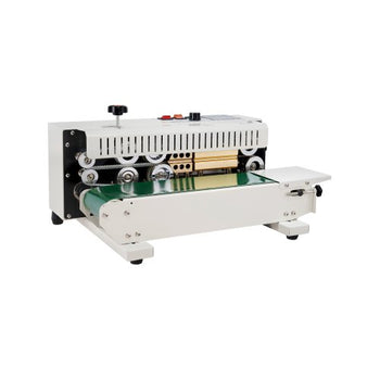 Continuous Bag Band Sealing Machine, 0.24-0.47 in/6-12 mm Seal Width, Horizontal Band Sealer Machine with Digital Temperature Control, Carbon Steel Bag Sealer for 0.02-0.8 mm Plastic Bags Films