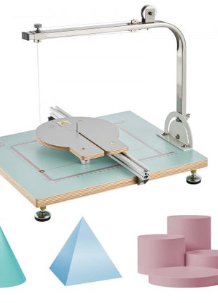 Hot Wire Foam Cutter, 58W Electric Styrofoam Cutter with Variable Temperature Control, Portable Tabletop Cutting Tool with 10.24" Max. Cutting Thickness for Foam, KT Board, Low-Density Sponge