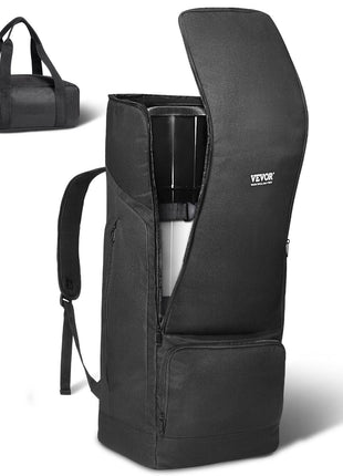 Telescope Case, 29.9", Telescope Storage Backpack with Secure Strap, Pockets and Cozy Shoulder Traps, Shock-Absorbent Telescope Carrying Case for Optical Tube & Tripod, Counterweight Pocket