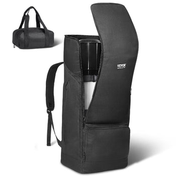 Telescope Case, 29.9", Telescope Storage Backpack with Secure Strap, Pockets and Cozy Shoulder Traps, Shock-Absorbent Telescope Carrying Case for Optical Tube & Tripod, Counterweight Pocket