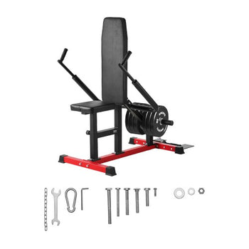Seated Dip Machine, Tricep Bicep Press Down Machine with Cable Bar, Adjustable Seat, and Backrest,  Exercise Equipment for Chest Training, Upper Body Push Fitness Workout, Hold up to 450LBS