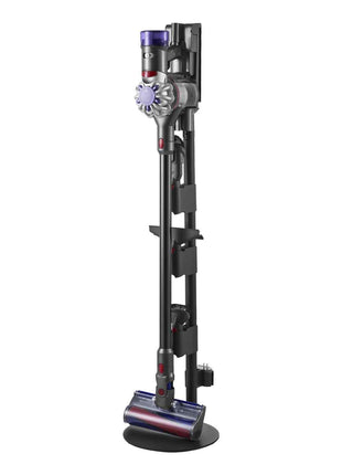 Vacuum Stand, Compatible With V7 V8 V10 V11 V12 V15 Series Upright Vacuum Cleaners & Accessories, Stable Vacuum Stand Holder with 4 Anti-slip Pads and 3 Clips for Storing 6 Brush Heads